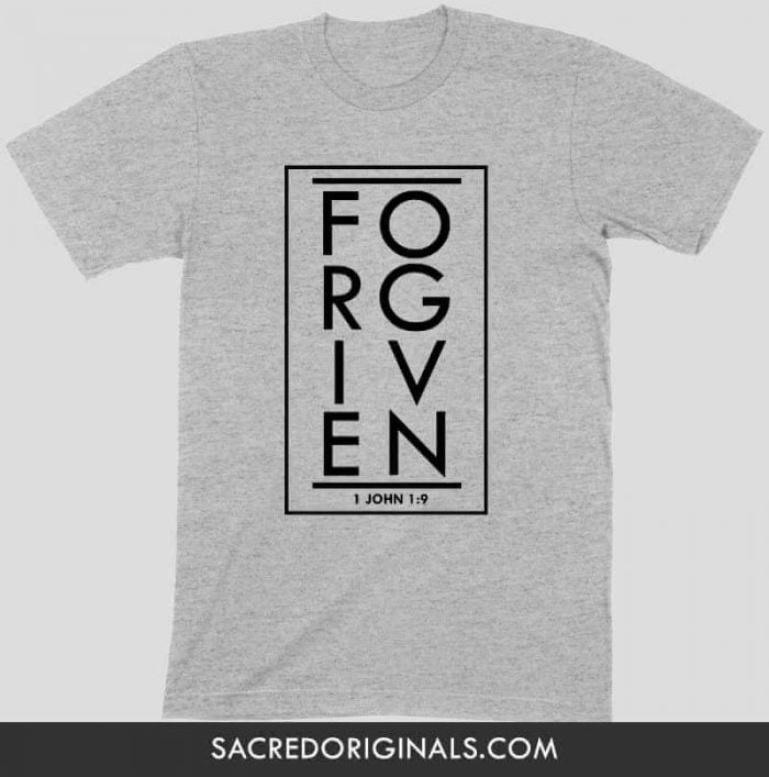 forgiven christian t-shirt