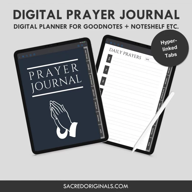prayer journal digital planner